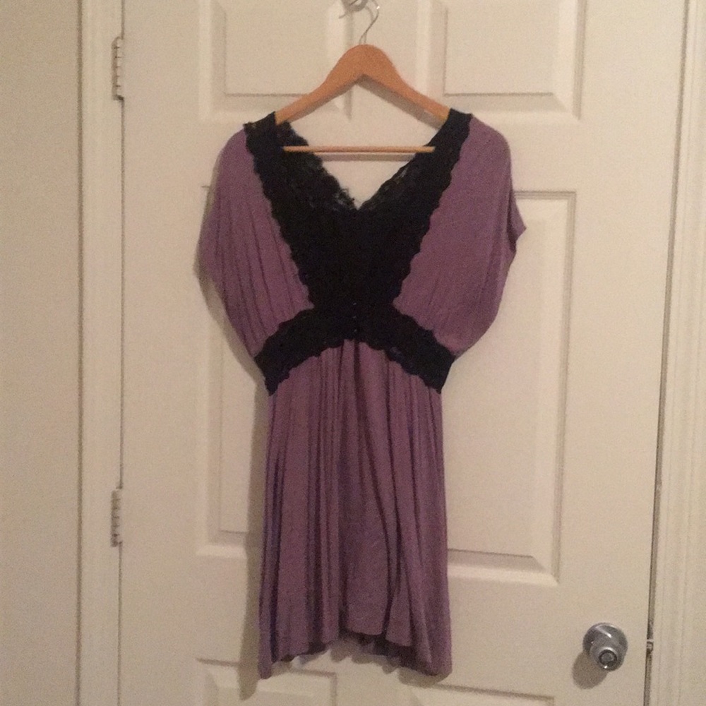 Lace lavender tunic
